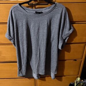 Jane and Delancey Gray Short Sleeve Tee